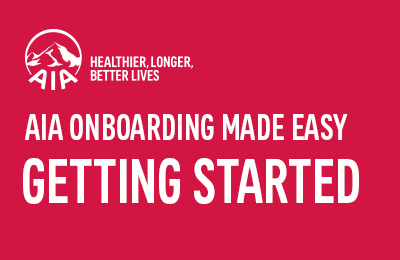 AIA Onboarding made easy - Getting started