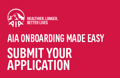 AIA Onboarding made easy - Submit your application
