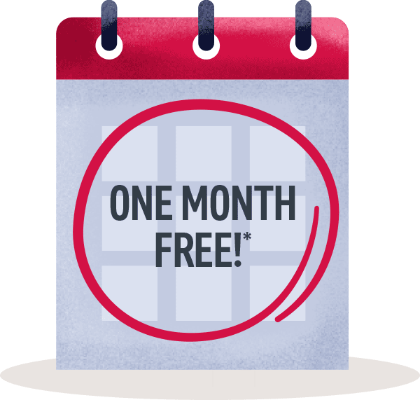 Imagine a month on us & be in to win a year's insurance.