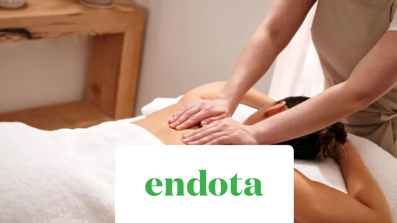 A person getting a massage