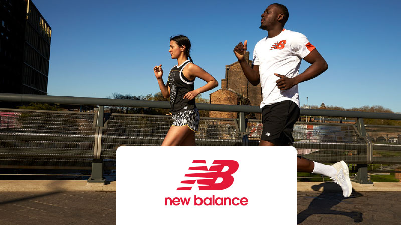 Receive up to 40% off New Balance products for a limited time only
