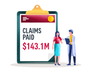 In 2023, we paid over $143 million in claims for health insurance. Annual health insurance claims increased by 6% due to escalating costs and increase need for healthcare.