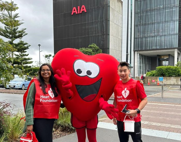 Heart foundation - AIA NZ supporting annual Big Heart Appeal