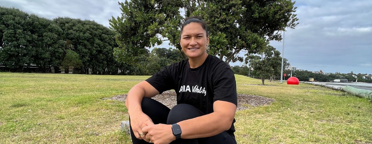 AIA Vitality Ambassador Dame Valerie Adams 
