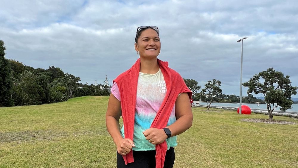 AIA Vitality Ambassador Dame Valerie Adams shares personal experience with bullying for Pink Shirt Day