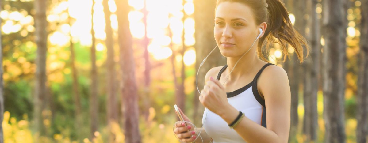AIA Vitality | A woman jogging outdoors
