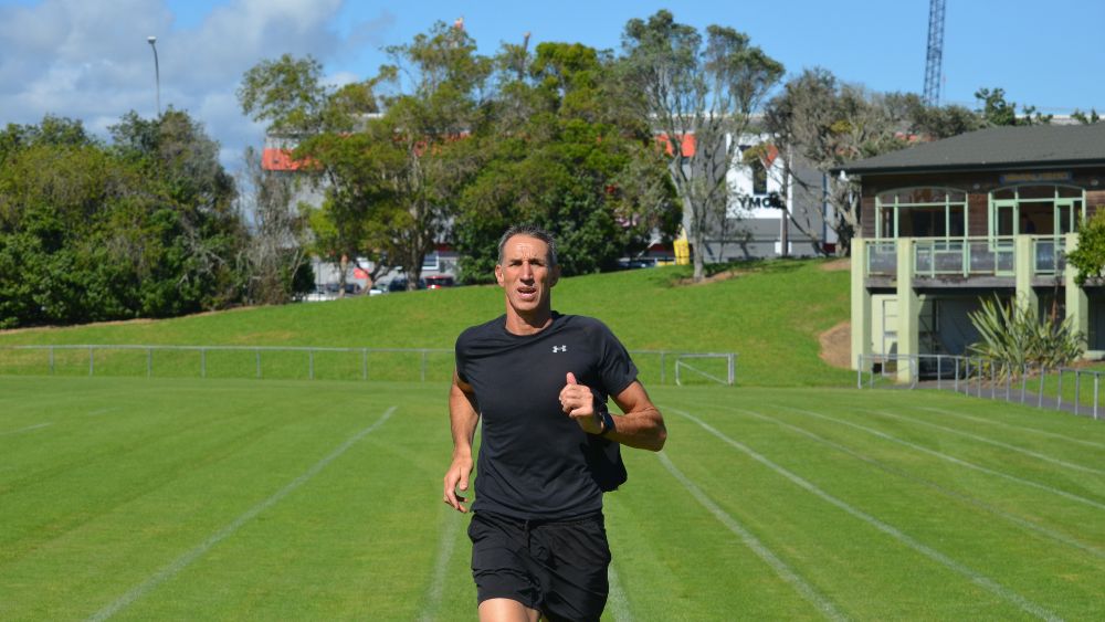 Ian Jones Running Front On Shot
