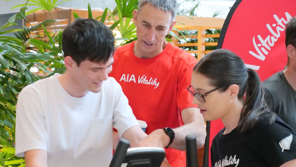 People engaging in an AIA Vitality activity