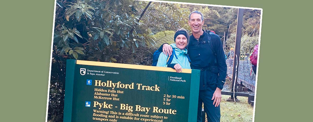 Ian Jones at Hollyford Track