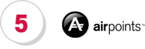5 Airpoints Dollars™