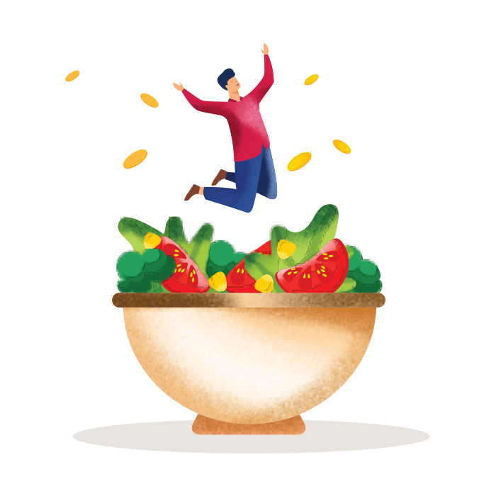 Save on healthy food