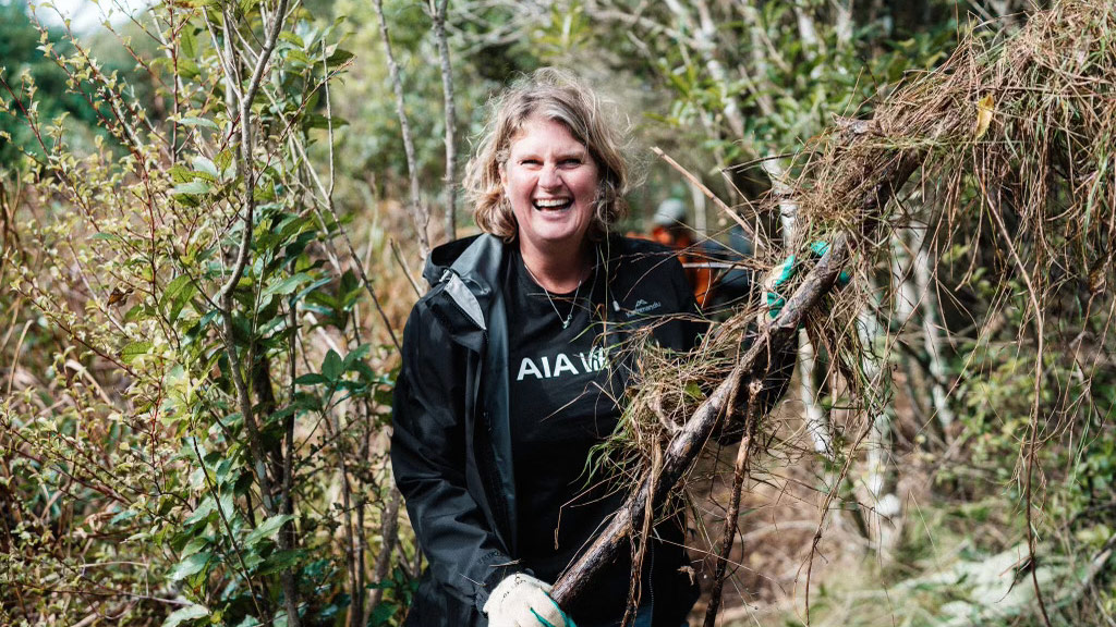 AIA NZ Waiheke 2021 tree planting day